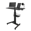 Isomars Height Adjustable Laptop Table | Sit & Stand Desk for Home & Office - Isomars