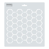 Isomars Hexagon Pattern Template Stencil for Art & Design 10098 - Isomars
