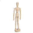 Isomars Human Manikin - Male 12 inch Wooden Human Mannequins for Art,Body Drawing Male - Isomars