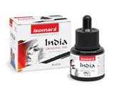 Isomars India Waterproof Drawing Ink 35ml - Black - Isomars