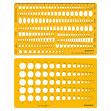 Isomars Jewellery Design Drawing & Drafting Template with 0.5mm Mechanical Pencil - Isomars