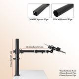 Isomars Laptop Mount Stand - Adjustable Height & Angles. Suitable for Laptop Size from 12 inches to 17 inches (30cm to 43cm). - Isomars