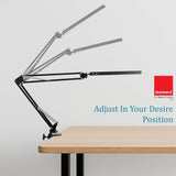 ISOMARS LED Desk Lamp with Adjustable Angle & Clamp | 12 Inch Overhead USB Study Table Light for Desktop, Laptop, Office & Reading | 3 Color Modes, 10 Brightness Levels, Eye Care LED Lamp11 - Isomars