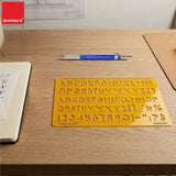 Isomars Lettering Stencil Template with Alphabet & Number Guide LS-113 - Isomars