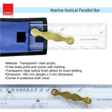 Isomars Marine/Nautical Parallel Bar - Professional 18" - Comes in Protective Cloth Bag - Isomars