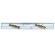 Isomars Marine/Nautical Parallel Bar - Professional 21'' - Comes in Protective Cloth Bag (Ruler-21") - Isomars