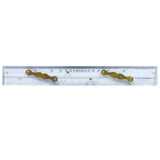 Isomars Marine/Nautical Parallel Bar - Professional 21'' - Comes in Protective Cloth Bag (Ruler-21") - Isomars