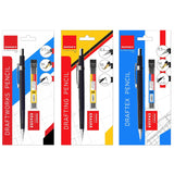 Isomars Mechanical Pencil 0.3, 0.5, 0.7 | Set Of 3 Drafting Pencils | Comes with Leads & Erasers | Ideal for Artists & Students | Ideal for writing, sketching, drawing, and more - Isomars