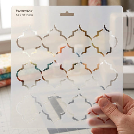 Isomars Moroccan Quilting Template Stencil for Patchwork & Sewing 10096 - Isomars