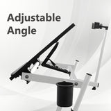 Isomars Multipurpose Laptop Table Study Desk Drawing Table, Caster Lockable Wheels, Adjustable Height and Angle for Work from Home, Office, Bedroom - Black (Alloy Steel) - Isomars
