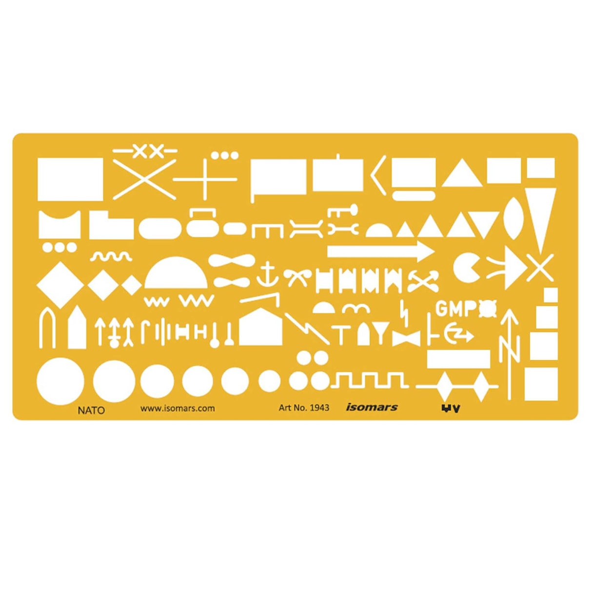Isomars NATO Military Aviation Template | Military Map Marking Symbols | Template for Army Drawing Map - Isomars