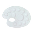 Isomars Oval Colour Palette, 12 Wells, Plastic Paint Mixing Tray - Isomars