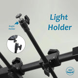 ISOMARS Overhead Camera & Phone Stand | Adjustable 10 Height Levels Product Photography Stand with Dual Light Holders, Background Sheet Brackets & Clips for Overhead Photos & Videos - Isomars