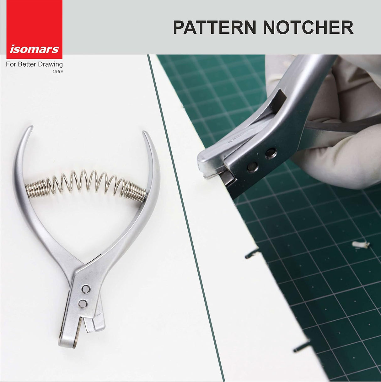 Isomars Pattern Master Combo (Clear) | Quilting/Tailoring Rulers for Fashion Designing - Isomars
