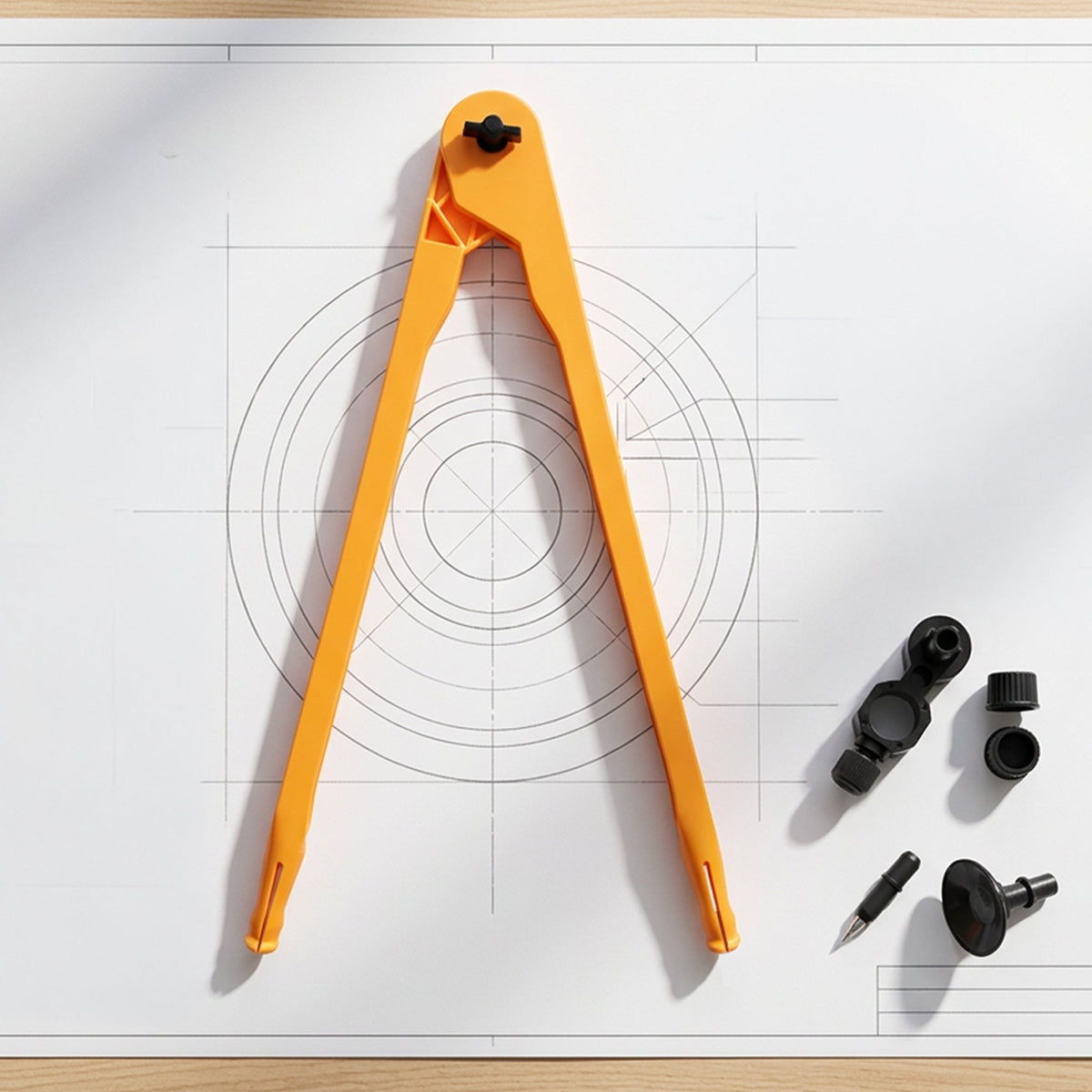 Isomars Plastic Compass Divider 422mm for Blackboard & Whiteboard - Isomars