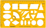 Isomars Pro Circle Big (25 Circle) with Professional Geometry and Circle Template (35 Circle) Ideal for Interior Design | Engineering | Architect | Drafting Students - Isomars
