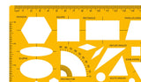 Isomars Pro Circle Big (25 Circle) with Professional Geometry and Circle Template (35 Circle) Ideal for Interior Design | Engineering | Architect | Drafting Students - Isomars