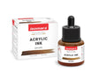 Isomars Professional Acrylic Ink Brown 35 ml Waterproof Dropper Bottle - Isomars