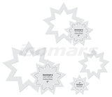 Isomars Quilting Patchwork Shape Scale Set of 3 - Isomars