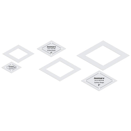 Isomars Quilting Patchwork Shape Scale Set of 3 | Article 14 - Isomars