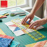 Isomars Quilting Ruler 3 x 12 Inch | Clear Acrylic Sewing Scale - Isomars