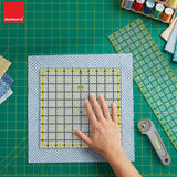 Isomars Quilting Ruler Set of 2 | 10 x 10 & 6 x 24 Inch Acrylic - Isomars