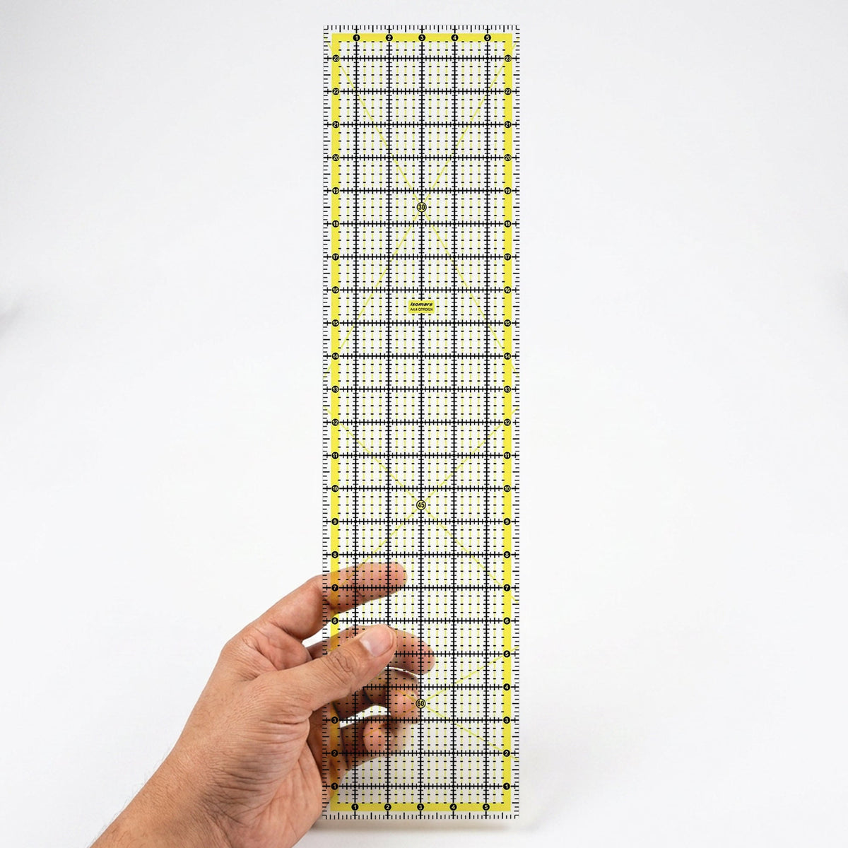 Isomars Quilting Ruler Set of 2 | 10 x 10 & 6 x 24 Inch Acrylic - Isomars