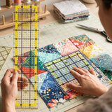 Isomars Quilting Ruler Set of 2 | 3" x 12" & 4.5" x 4.5" - Isomars