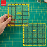 Isomars Quilting Ruler Set of 5 with Storage Bag, Clear Acrylic - Isomars