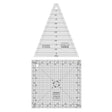 Isomars Quilting Stencil Set of 2 | Quilting Ruler For Fashion Designing - Isomars