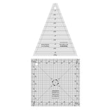 Isomars Quilting Stencil Set of 2 | Quilting Ruler For Fashion Designing - Isomars