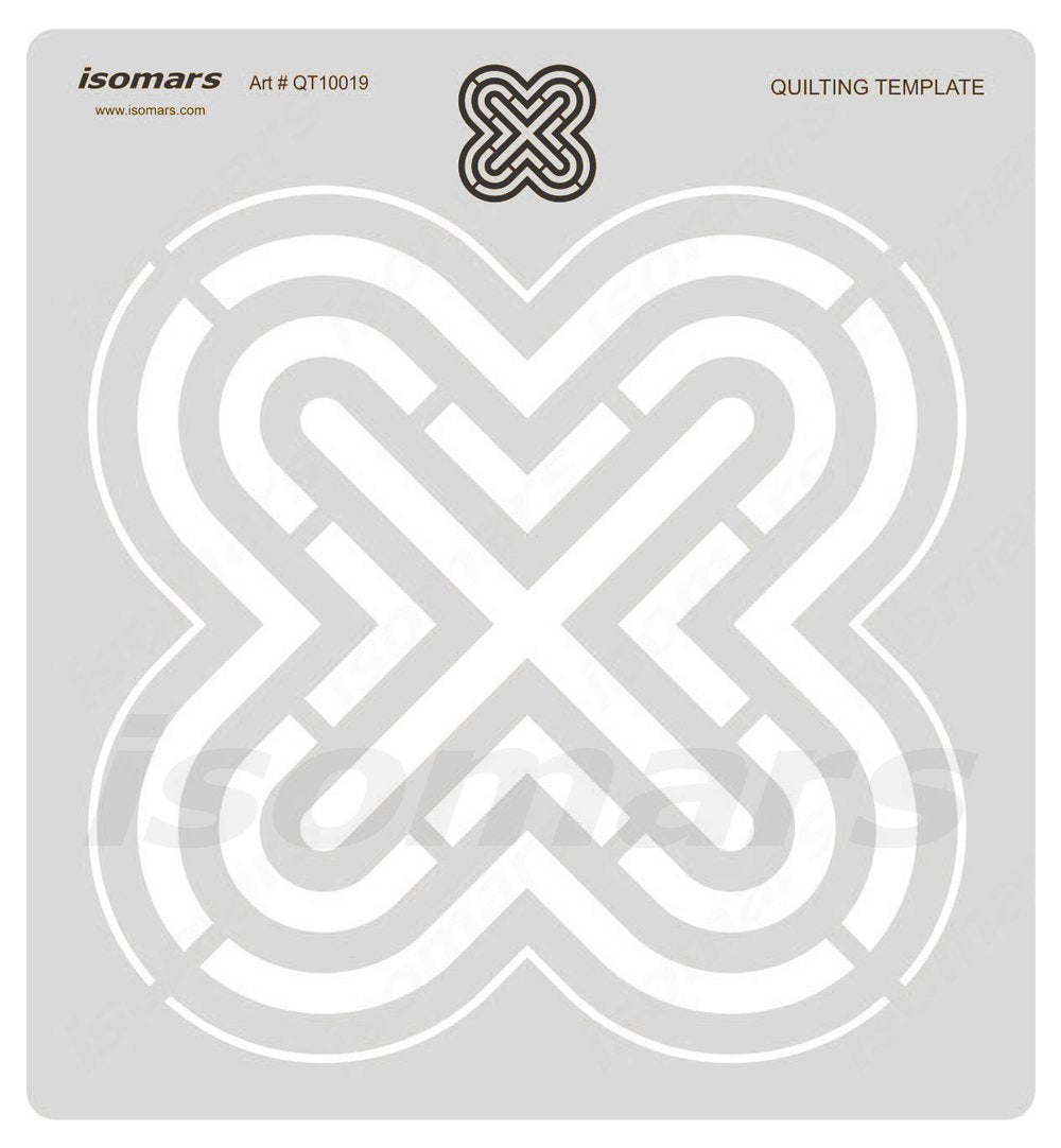 Isomars Quilting Template Acrylic Design Stencil - Isomars