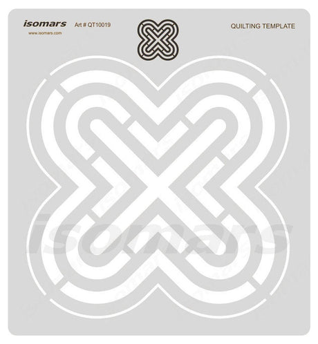 Isomars Quilting Template Acrylic Design Stencil - Isomars