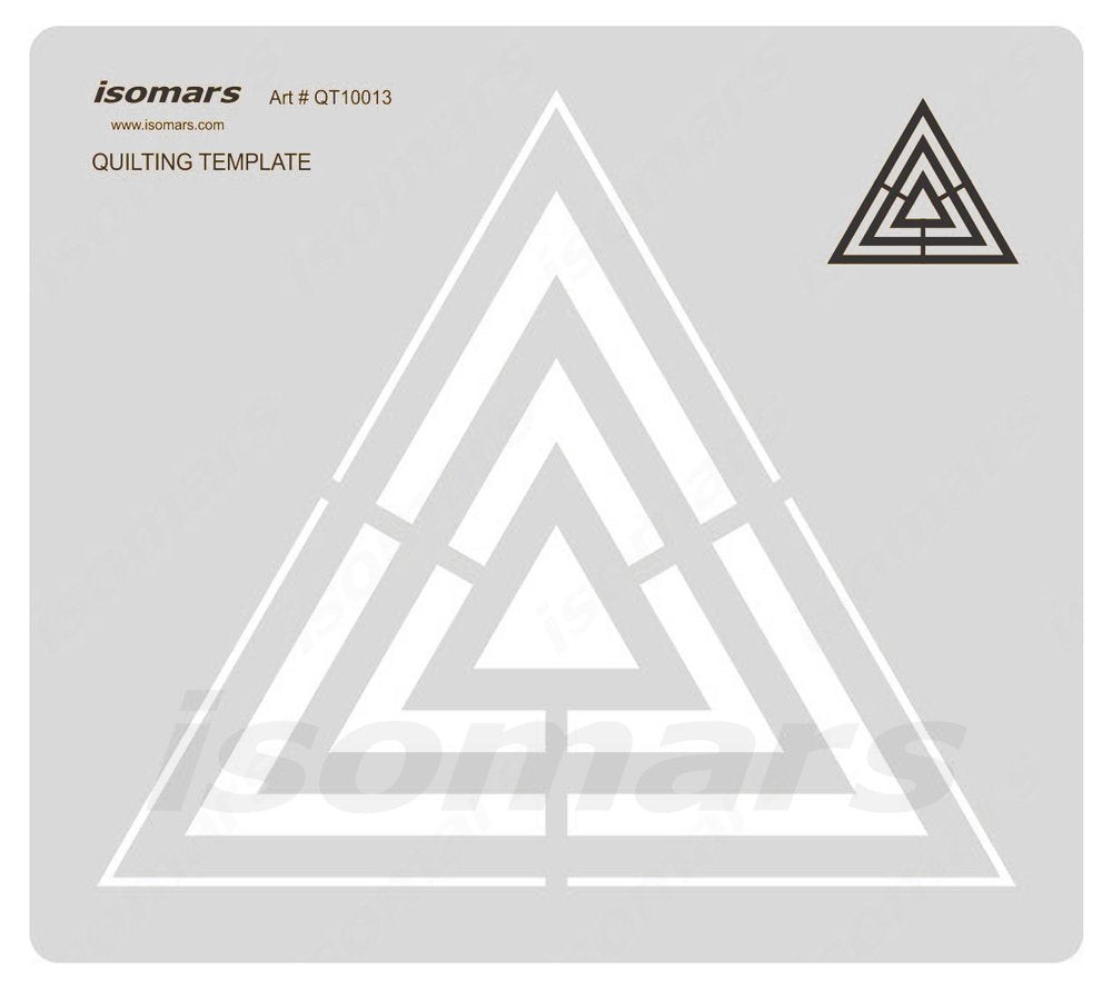 Isomars Quilting Template Acrylic Pattern Stencil - Isomars