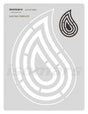 Isomars Quilting Template Acrylic Sewing & Fabric Cutting Stencil | Transparent Quilt Embellishment, Patchwork & Apparel Design Tool for Quilters and Fashion Designers - Isomars