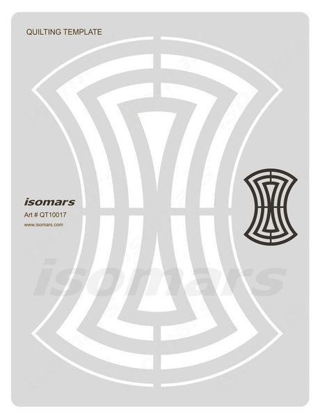 Isomars Quilting Template Acrylic Sewing Stencil - Isomars