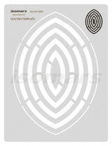 Isomars Quilting Template Acrylic Stencil - Isomars