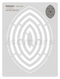 Isomars Quilting Template Acrylic Stencil - Isomars