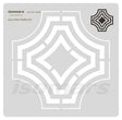 Isomars Quilting Template Acrylic Stencil - Isomars