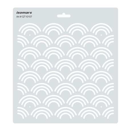 Isomars Rainbow Quilting Template for Sewing, Patchwork & Crafts 10107 - Isomars