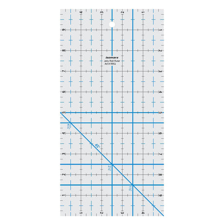 Isomars Roll Ruler Quilting 5" x 10" for Fabric Cutting - Isomars