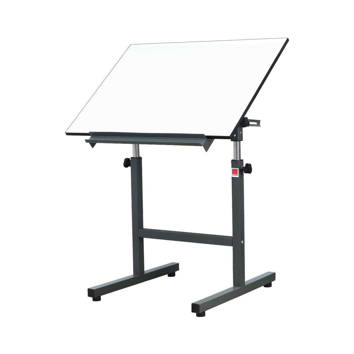 Isomars Scholar Drawing Table Stand With A1 Double-Sided Laminated Drawing Board | Height Adjustable 34.5–47 Inches | 0–180° Tilting Drafting Table for Artists, Architects & Designers(Green) - Isomars