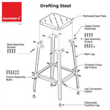 Isomars Scholar Drawing Table with Stool & A1 Double-Sided Laminated Drawing Board | Height Adjustable Drafting Table | 0–180° Tilt for Artists, Architects & Designers(Green) - Isomars