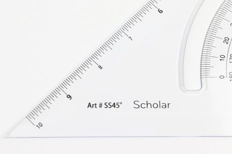 Isomars Student Drafting Kit – 6 - Piece Engineering Drawing Set with Compass, Scale, Set Squares, Protractor & Protective Carry Pouch – Ideal for Architecture & Engineering Students - DSS-E - Isomars