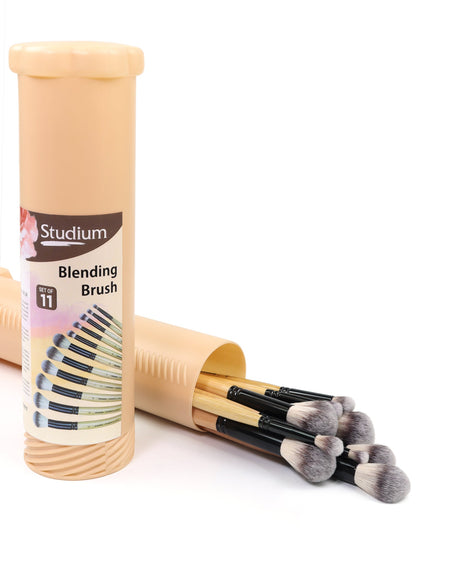 Isomars Studium Blending Brush Set of 11 with Brush Holder - Isomars
