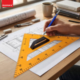 Isomars Teacher's Set Square | 45 Degrees | Extra Large Size for Blackboard/Whiteboard | With Detachable Handle - Isomars