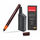 Isomars Technoart Fineliner Pen 0.8mm with Waterproof Black Ink Set - Isomars