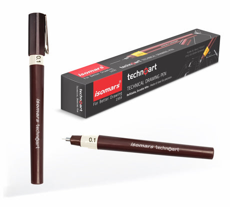 Isomars Technoart Technical Drawing Pens – Precision Fineliners for Drafting, Illustration & Line Art - Isomars