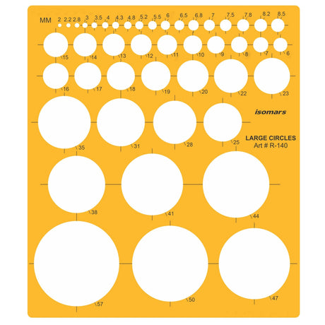 Large Circles Template - Isomars