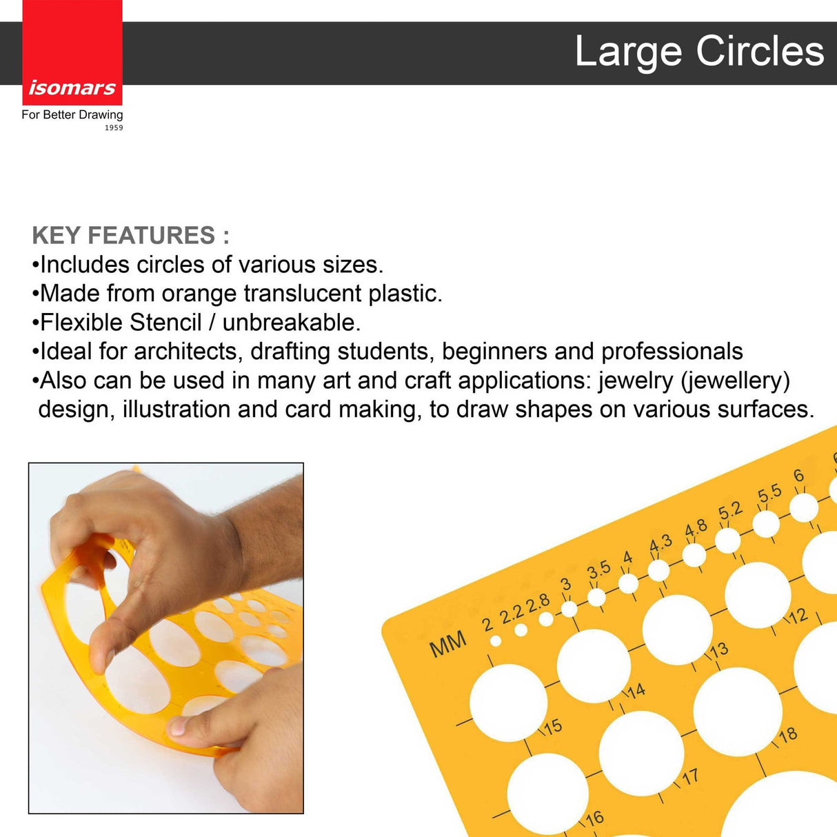 Large Circles Template - Isomars